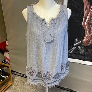 Knox Rose Tank Blouse Size M